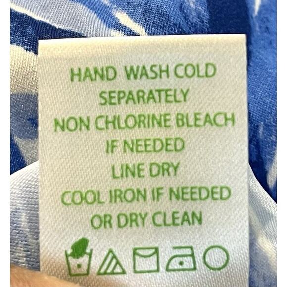 Lilly Pulitzer Colby Romper Lapis Blue Costa Verde XXS Summer Beach Coastal - Picture 12 of 13